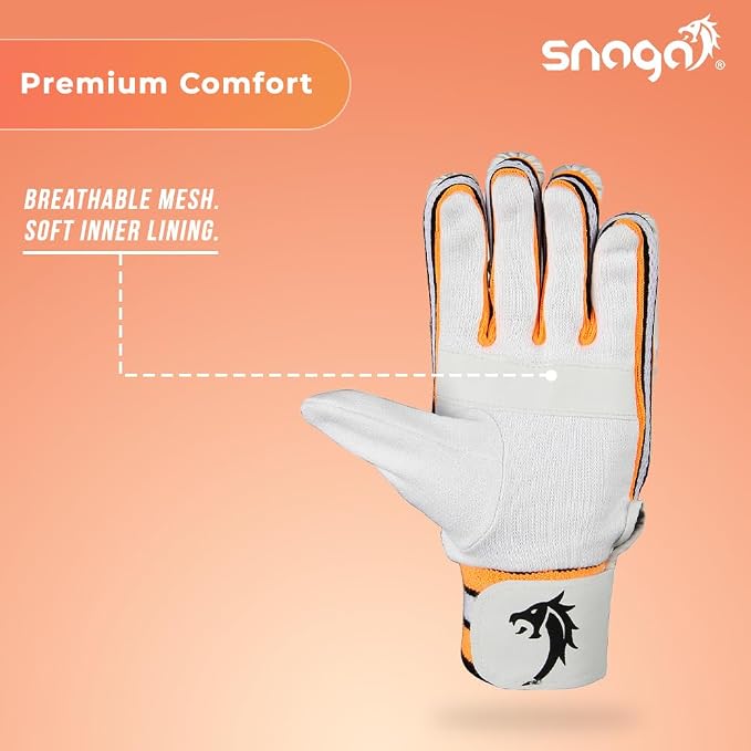 Snaga School Cricket Batting Gloves