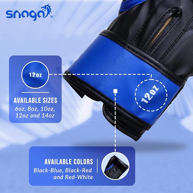 Snaga Vegan Leather Boxing Gloves